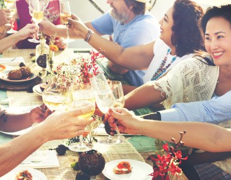 Diverse People Hanging Out Drinking Concept